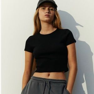 Divided NWOT Ribbed Crop Top